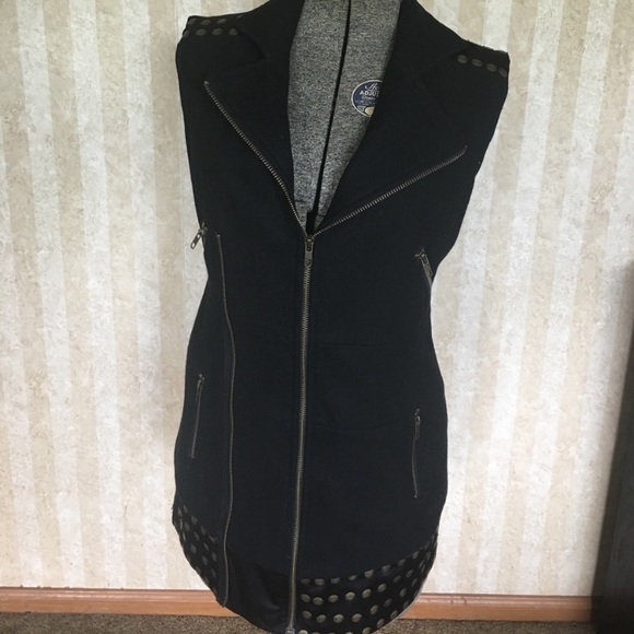 Twenty-One Vintage Wool Blend Embellished Vest - Picture 1 of 7